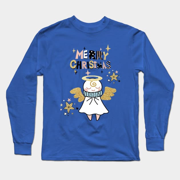 Hopeful Christmas Long Sleeve T-Shirt by Kiroiharu